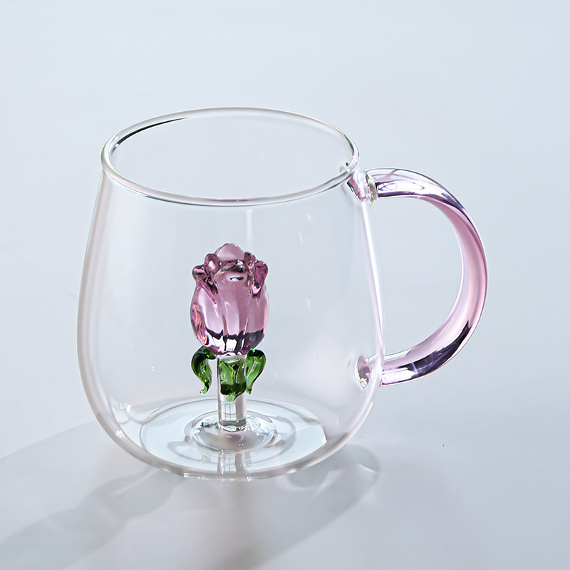 Creative and cute rose goblets Application Scenario