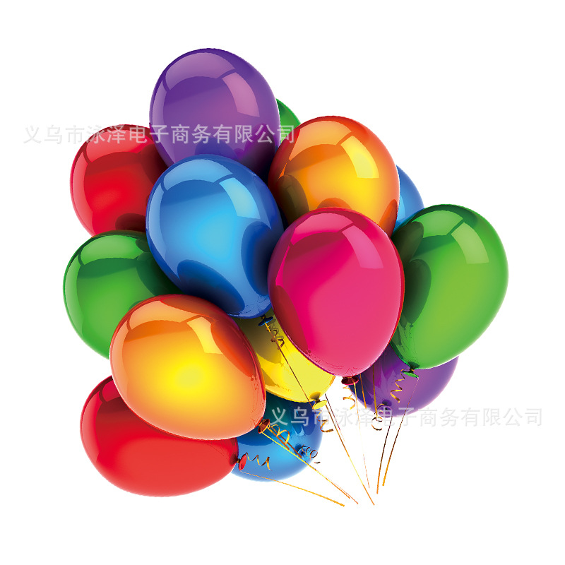 Factory wholesale gemstone, crystal, latex balloons, transparent balloons, birthday party decoration and arrangement 10-inch Item Picture