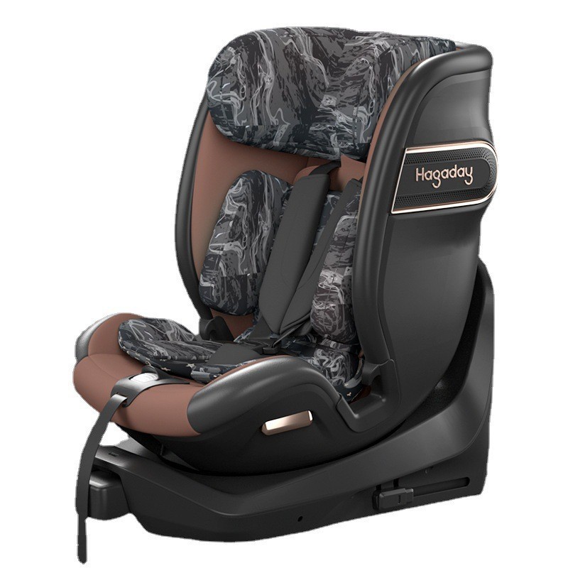 Hagaday Children Car Seat 0-7 Years Old Baby Car 360 Swivel Seat Can Replace Hair Item Picture
