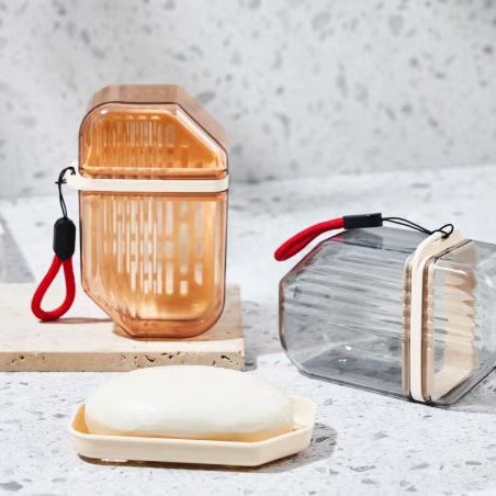 Draining fertilizer mini soap box, travel soap box, new soap box, portable lid transparent soap box Specification drawing