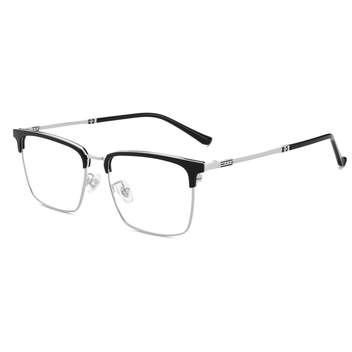 新款菲利莱贝塔钛眼镜架商务全框眉毛框近视眼镜框男丹阳眼镜批发详情图5