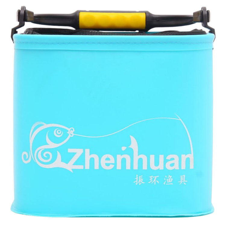 Fishing Square Shape Bucket With Rope Eva Thick Fish Bucket Foldable Live Fish Box Small Fishing Bucket Fishing Gear Item Picture