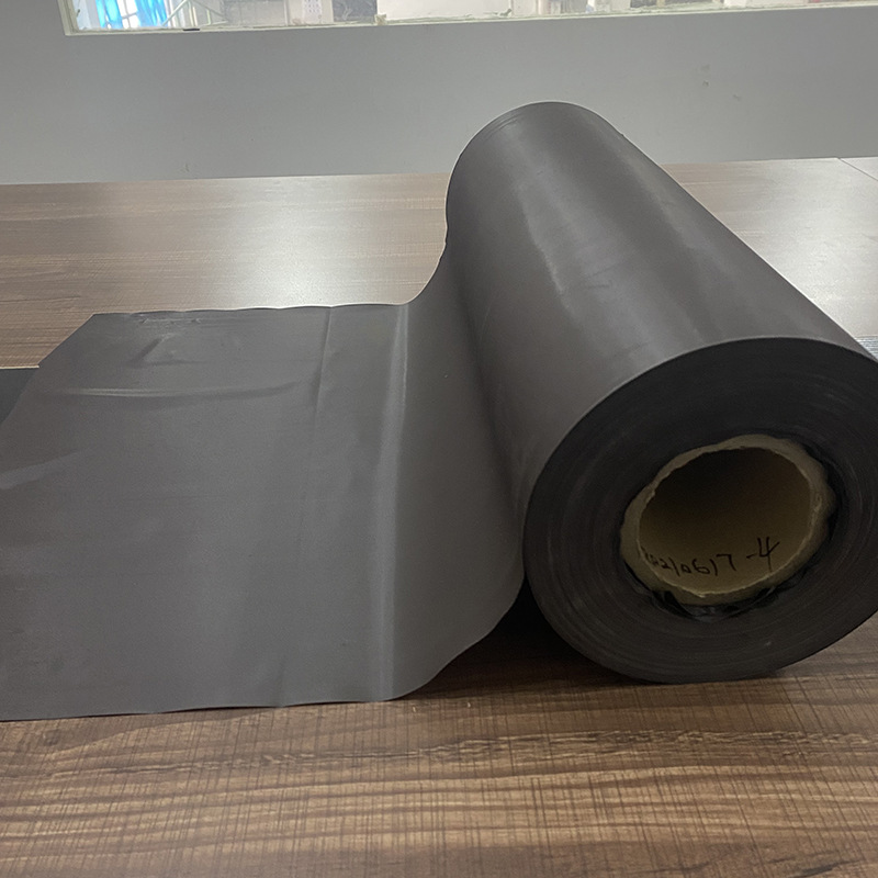 The manufacturer supplies cpe black matte film, semi-transparent edge banding strips, embossed diamond-shaped door gap strips and plastic film details Picture