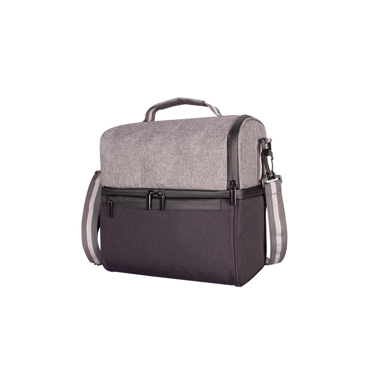 In-stock double-layer insulated lunch bags, adult lunch bags, unisexual insulated bags, leak-proof large insulated bags Item Picture