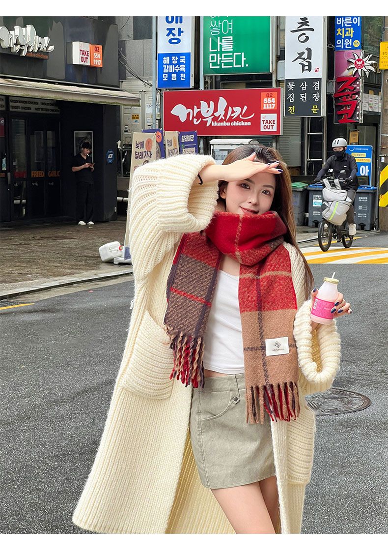 围巾女款冬季2025新款秋冬韩系氛围感情侣保暖学生高级感女士围脖详情2