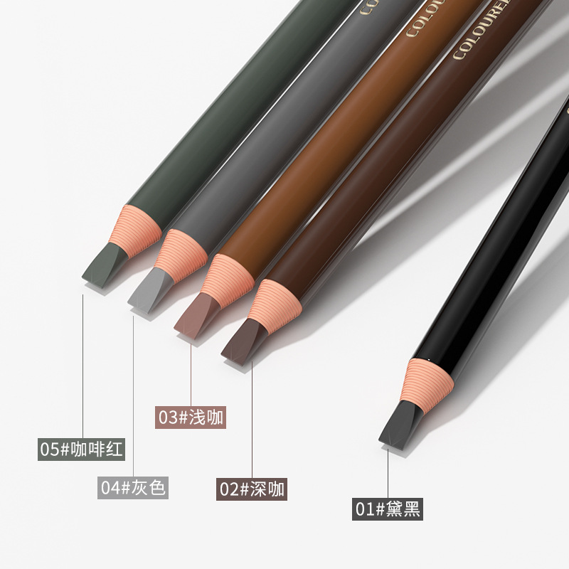 1818 Pull Eyebrow Pencil, Specially Designed For Makeup Artists, Extremely Fine Waterproof, Sweat-Proof And Non-Smudge Hard Core Tear-Off Eyebrow Pencil Wholesale details Picture