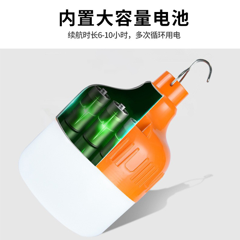 led emergency ball bulbs, night market stall bulbs, outdoor camping USB charging bulbs, household power outage emergency bulbs Specification image