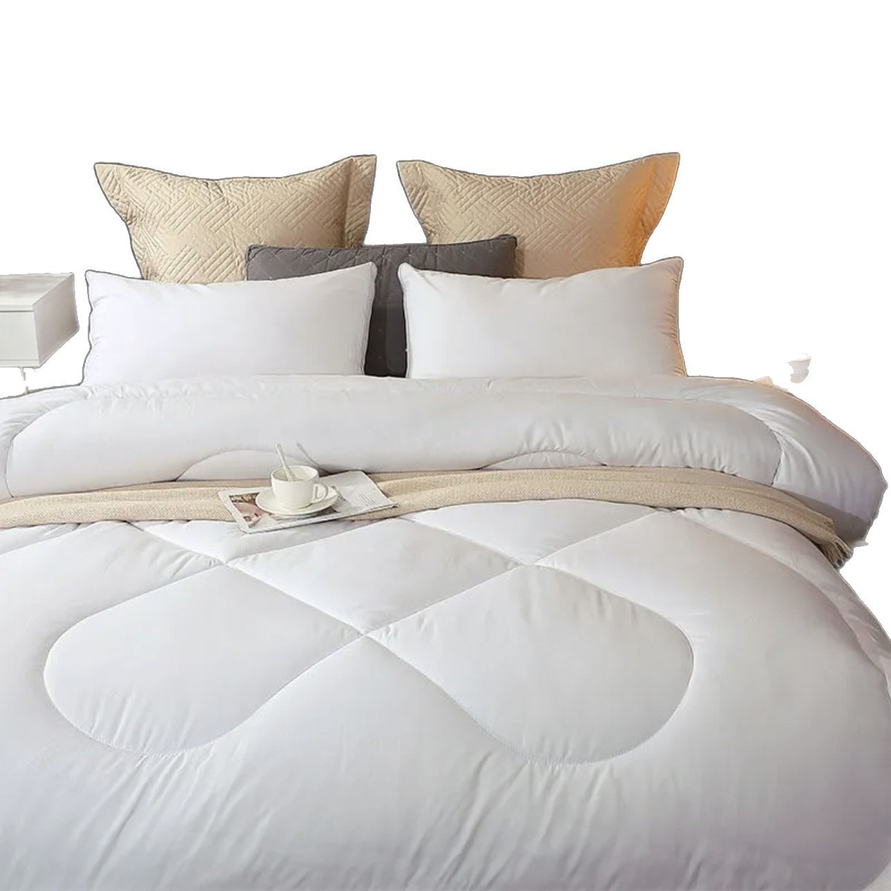 Wholesale of genuine Hilton Yilin silk quilt core quilts, spring and autumn quilts, hotel and guesthouse student dormitory gift quilts Item Picture
