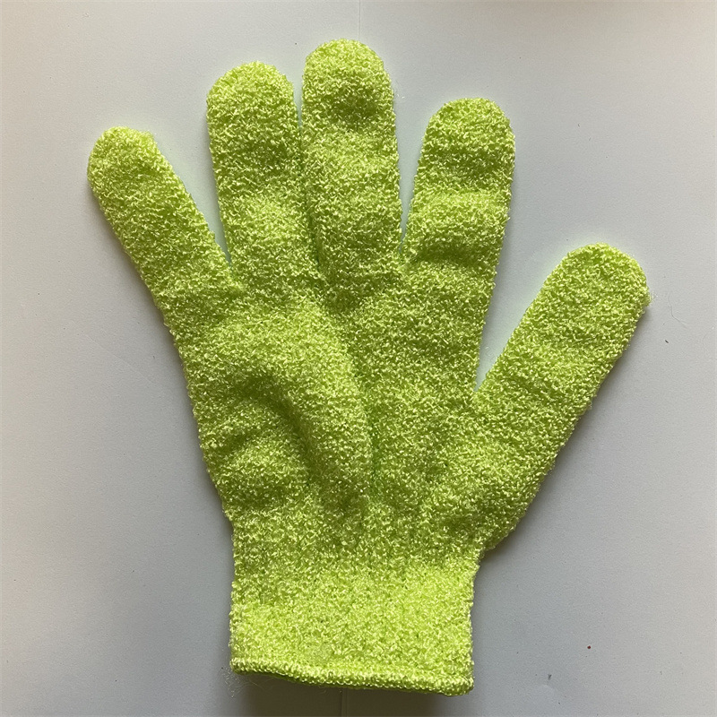Bath Gloves Household Men And Women Bath Five Fingers Rubbing Mud Does Not Hurt The Skin Exfoliating Bath Gloves Wholesale details Picture