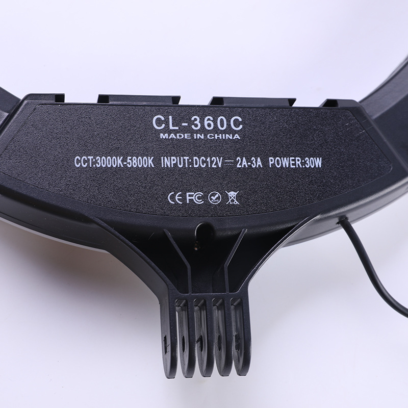 Multi-color arc-shaped circular self-timer lighting light, live-streamer video touch-up beauty light, desktop photo live-streaming overhead shooting frame details Picture