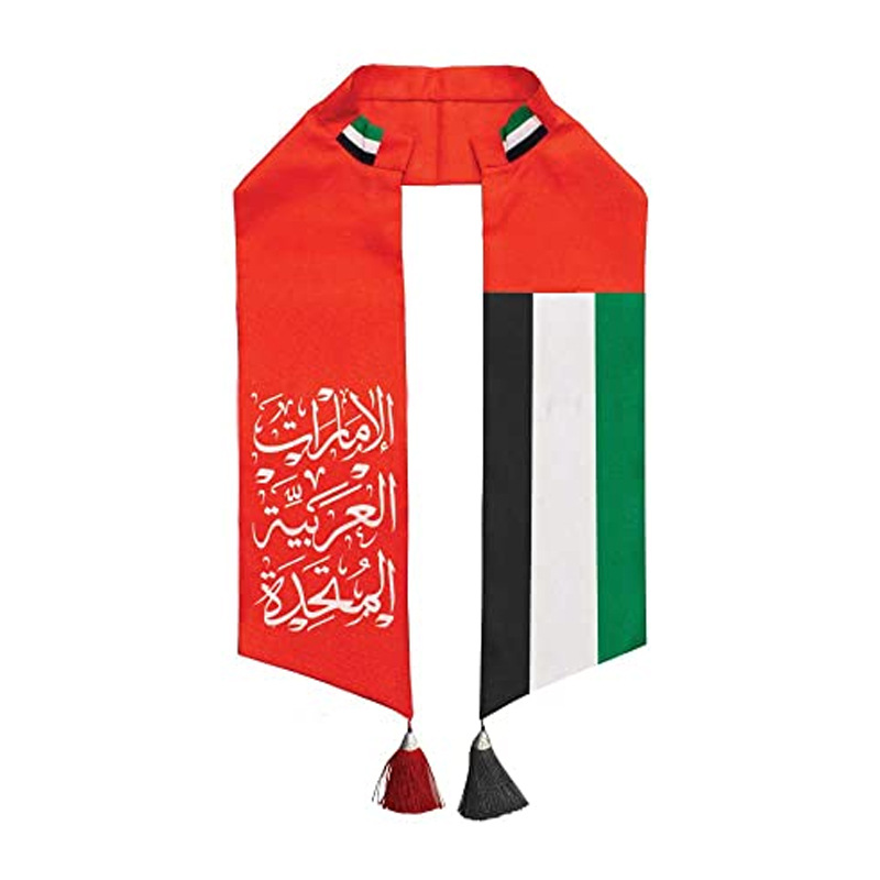 تم تنظيم الهدايا التذكارية الشرق الأوسط من الوشاح المصنوع من وشاح مخملي من وشاح احتفالي في الإمارات العربية المتحدة details Picture