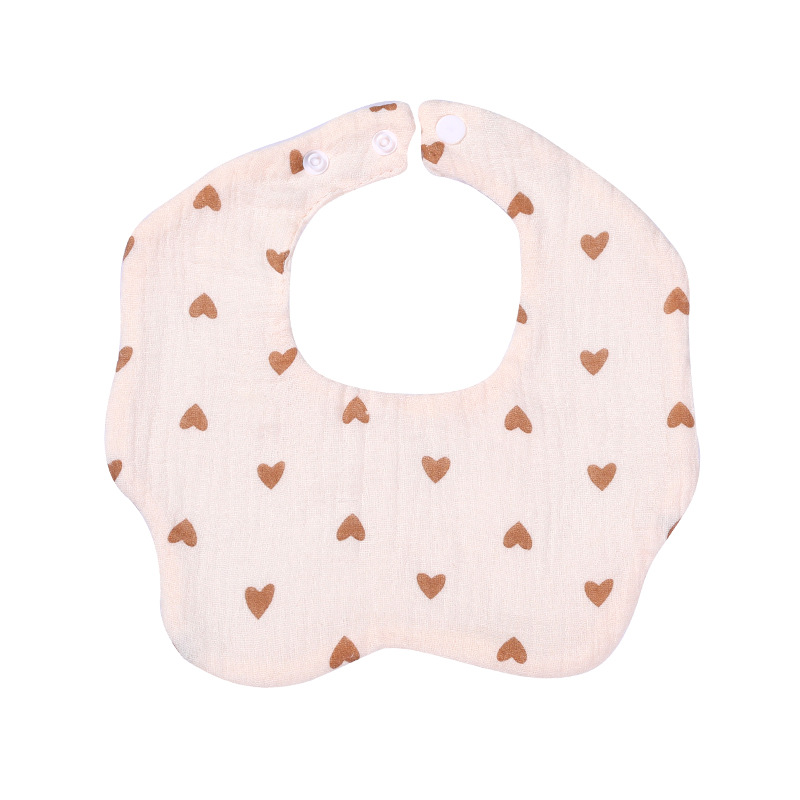 Class A baby bib, saliva towel, pure cotton gauze, anti-spitting milk bib for boys, 0-3 years old, new baby scarf style Item Picture