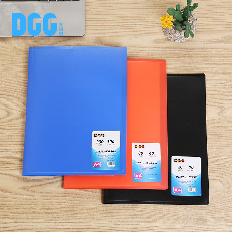 Cross-border creative A4 soft cover information book, student test paper storage bag with insert pages, multi-layer file bag, office stationery details Picture