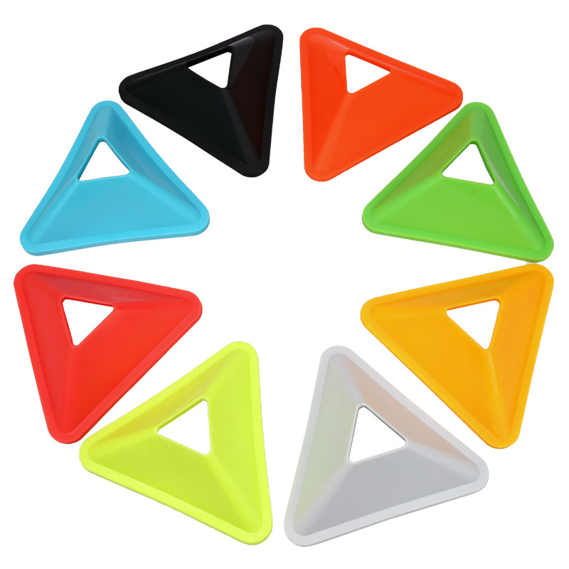Football signposts, triangular signs, disc signs, plate markers, obstacles, football training equipment, basketball training gear Item Picture