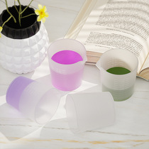 Glue Dispensing tool Cup diy Gypsum Candle Liquid Capacity cup 50ml graduated silicone cup mold