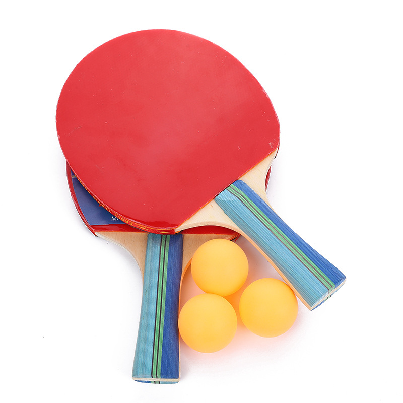 Square Bag Practical Type 302 Table Tennis Racket Set 2 Sets With High Elasticity Sponge Racket Wholesale Table Tennis Racket Horizontal Racket Specification drawing