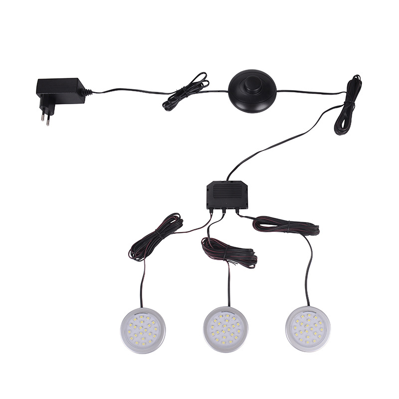 Human body sensor light, led circular cabinet light, emergency light, smart night light, LED cabinet light in stock details Picture