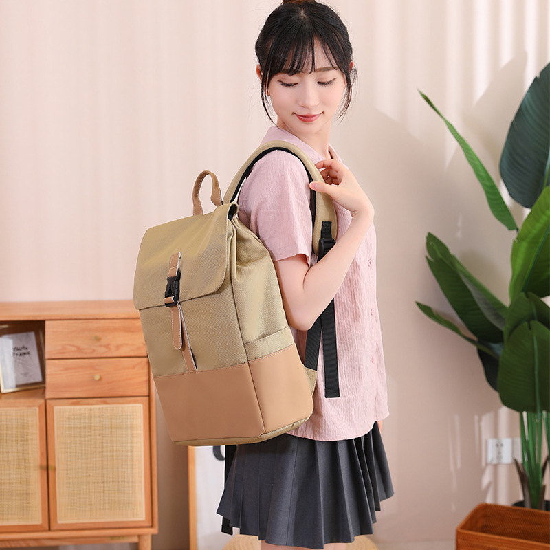 Customized LOGO business backpacks for men and women, large-capacity backpacks, simple and casual computer backpacks, student schoolbags Application Scenario