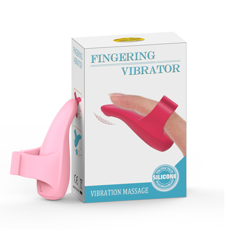 New silicone fingertip vibration set female massage masturbation equipment adult sex products Item Picture