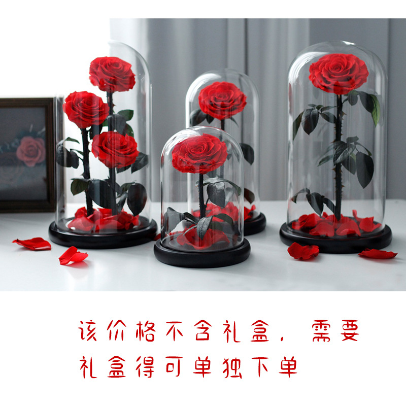 Eternal Flower Product Custom Rose Birthday Gift Dried Flower Foreign Trade Eternal Flower Little Prince Valentine's Day Gift Application Scenario