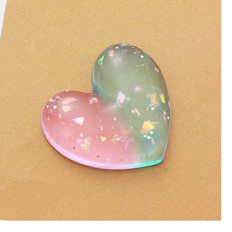 Wholesale of diy jewelry, resin heart-shaped headwear, earrings, pendant accessories, phone cases, patches, slippers and decorative items pic 7