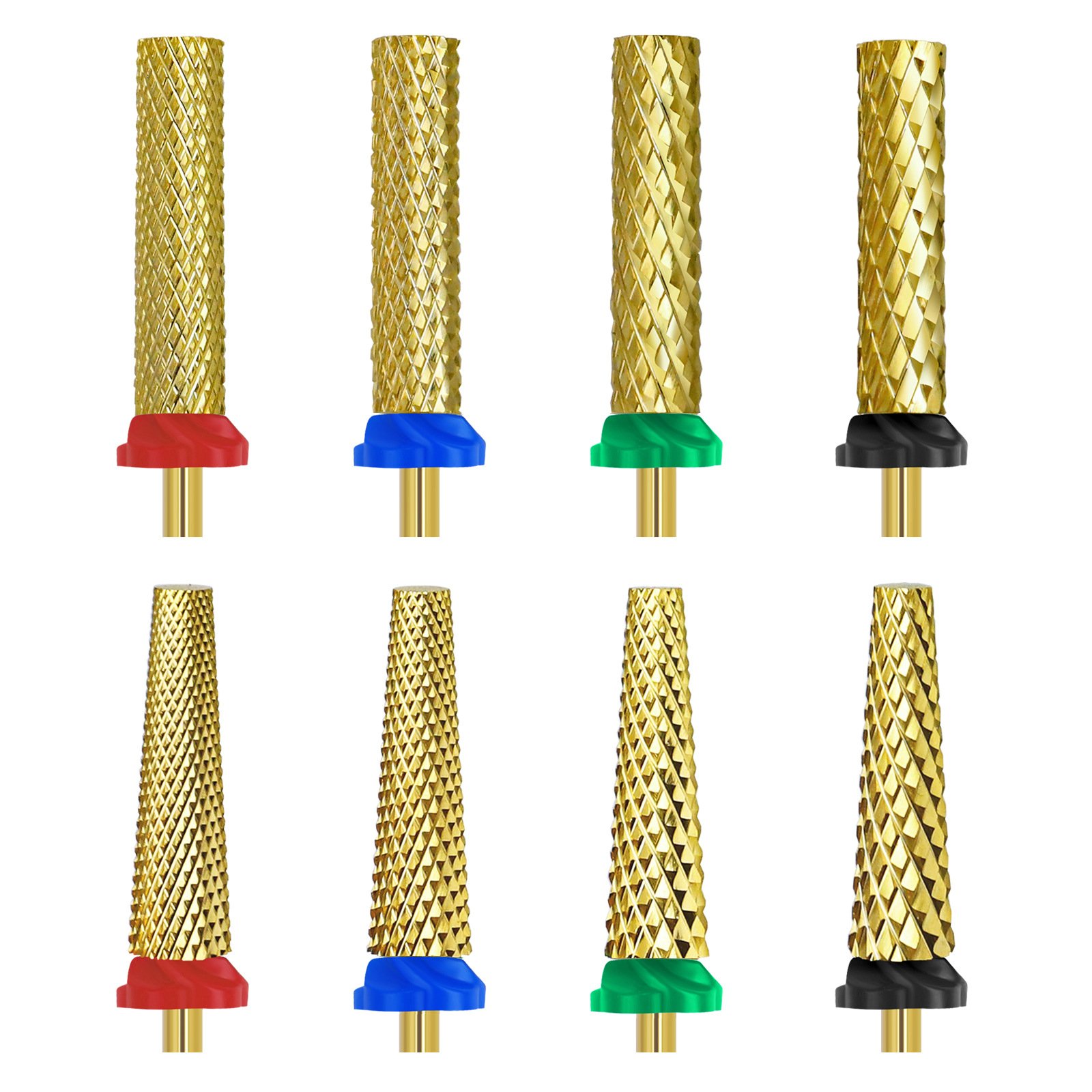 Cross-border exclusive supply of high-quality tungsten steel grinding heads, extra-long cylindrical nail polish grinding heads, quick nail removal factory wholesale full figure