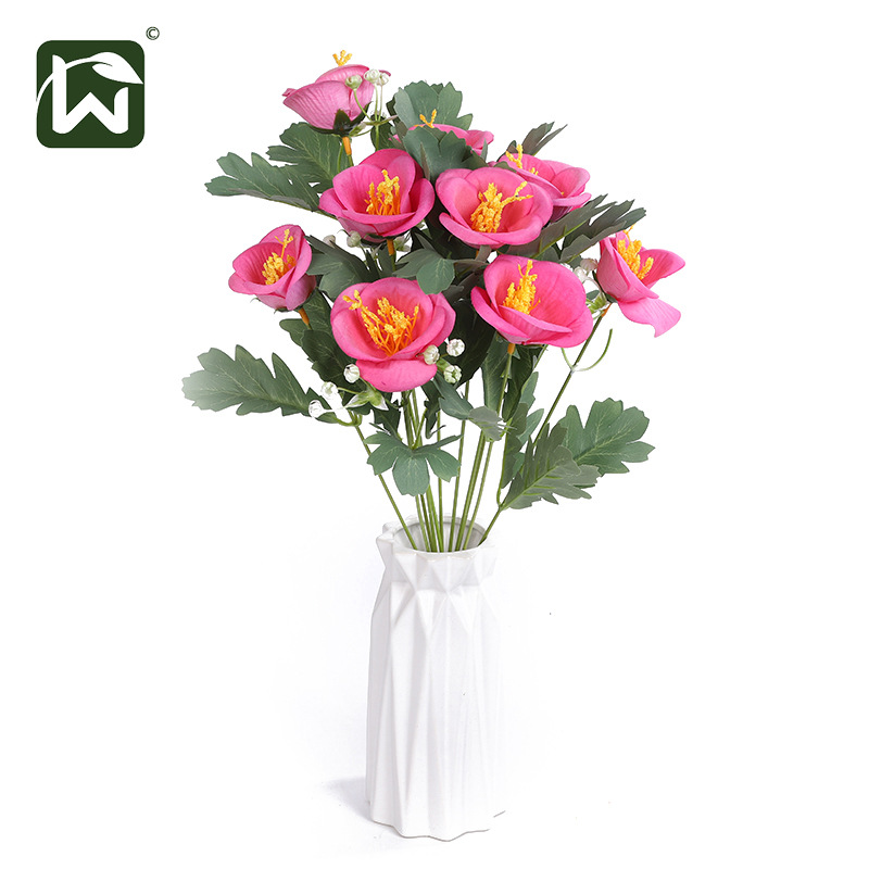 Wholesale of artificial flower silk, flower bouquets, artificial flowers, hotel, home, living room, country style, classical photography props and decorative items
