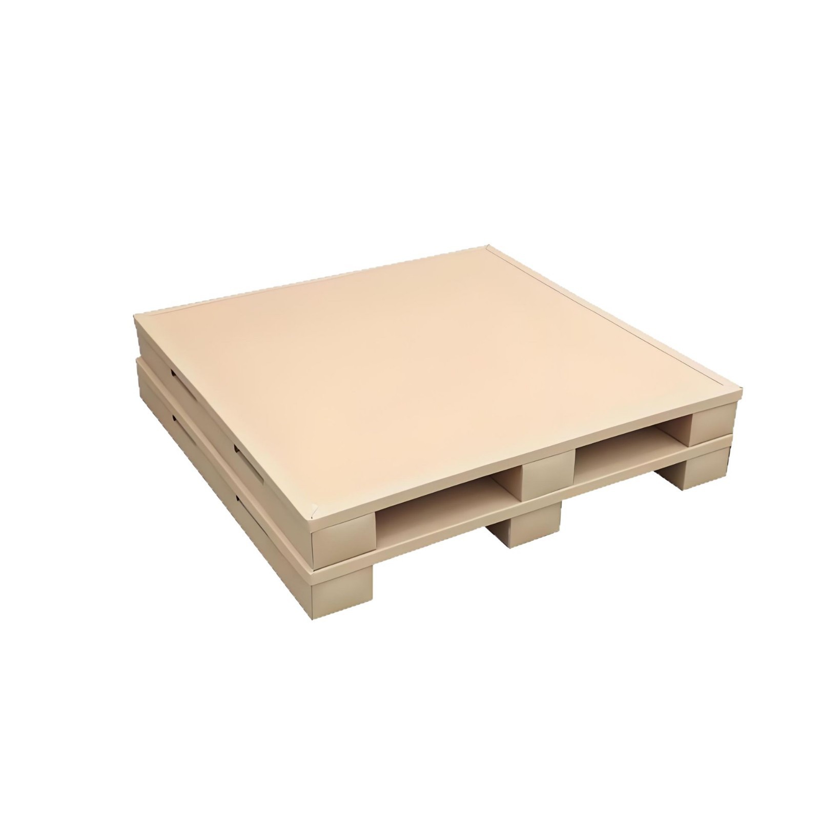 Wholesale cross-shaped paper pallets, heavy-duty goods paper pallets, pressure-resistant waterproof film, fumigation-free honeycomb paper pallets factory Item Picture
