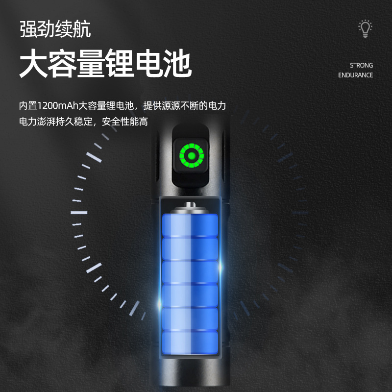 手电筒/强光手电筒/手电/手压电筒/电棒细节图