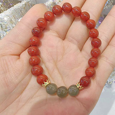 高级感手链/十八籽/潘多拉手链/红绳/925纯银手饰产品图