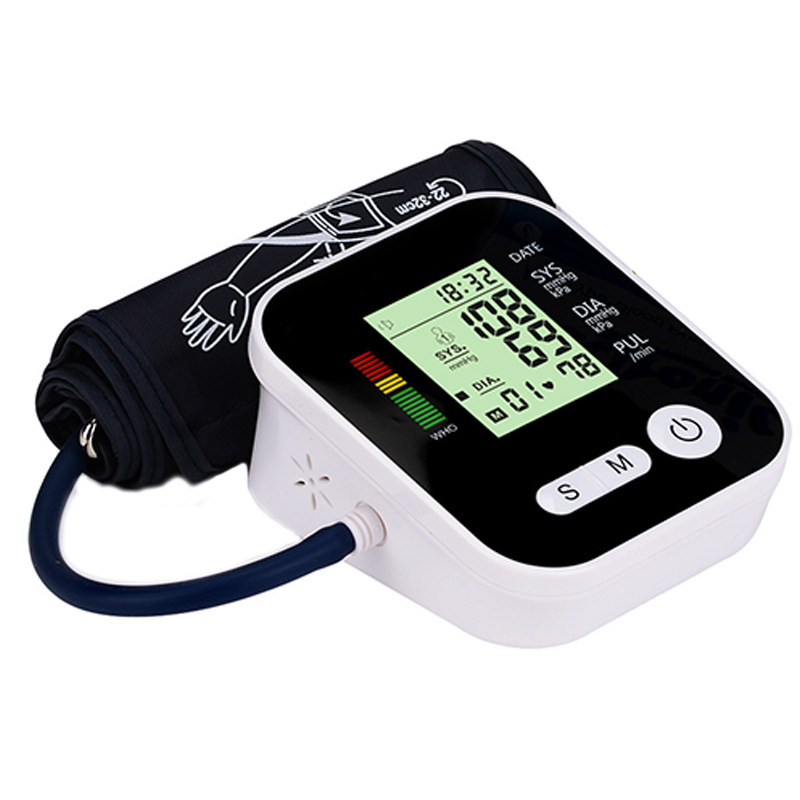 Arm Sphygmomanometer Large Screen Voice Measurement Blood Pressure Intelligent Blood Pressure Instrument Upper Arm Type Export Blood Pressure Device Application Scenario
