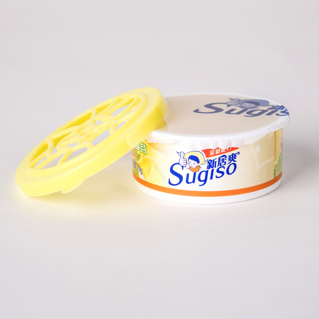 Household Solid Aromatics Toilet Toilet Continuous Deodorization Deodorization Car Freshener 70G Manufacturer Supply Application Scenario