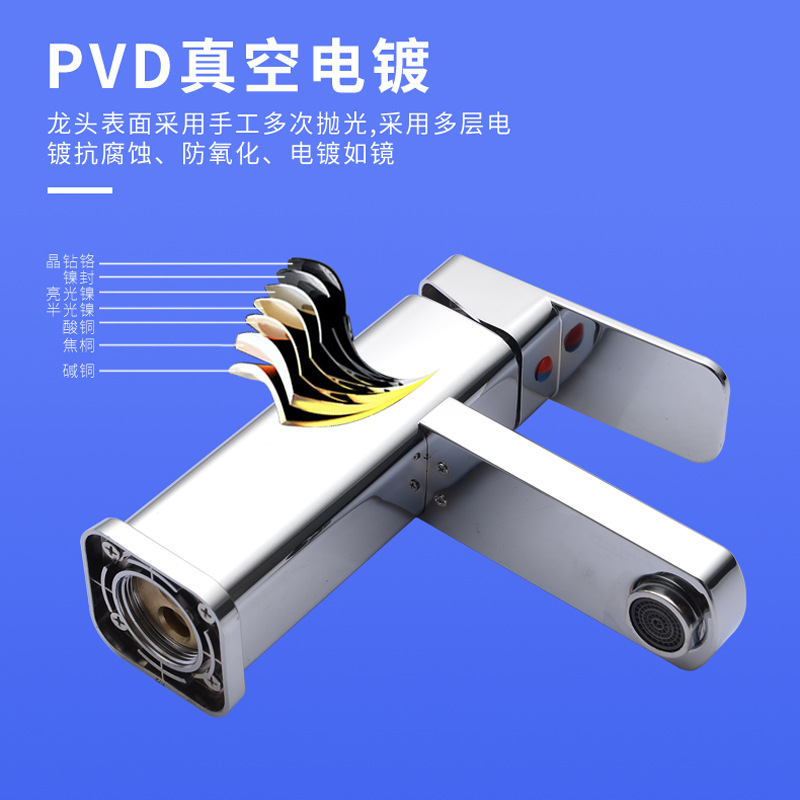 面盆龙头实物图