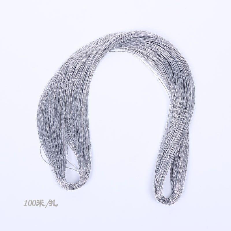 8-strand round gold wire, tag wire, Christmas gift packaging, gold onion wire, non-elastic gold wire, tag wire Specification image