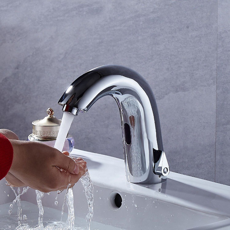 Infrared sensor faucet for bathroom countertop basin, fully automatic sensor cold and hot single cooling, smart home for kitchen