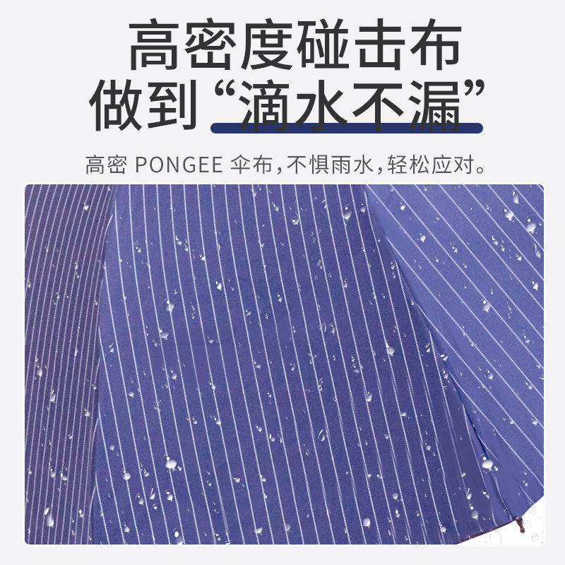 GBU大光明超大商务广告礼品伞黑胶防紫外线伞logo晴雨伞10K遮阳伞详情图4