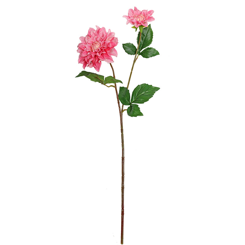 60Cm2 Head Simulation Feel Moisturizing Dahlia Indoor And Outdoor Decoration Simulation Flower Item Picture