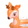 创意小鹿坐骑/户外半透明泳/可爱动物充气产品图