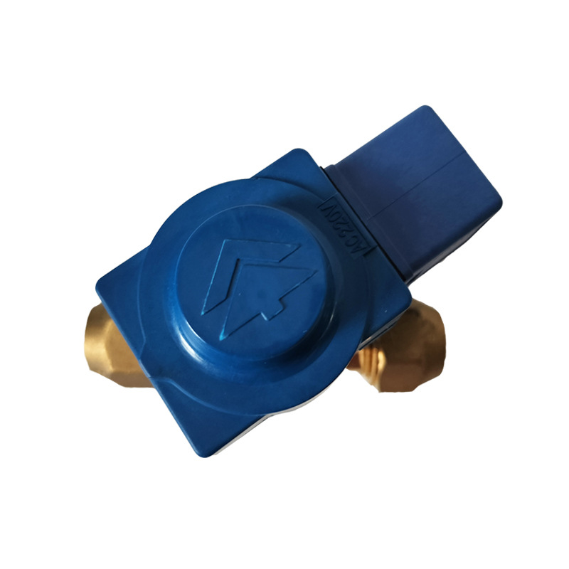 Screw-screw refrigeration solenoid valve, central air conditioning cold storage equipment refrigerant solenoid valve, copper solenoid valve Specification image