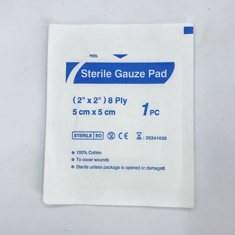 Foreign Trade Export Independent Packaging Medical Nonfat Gauze Piece Disposable Wound Wound Dressing Stick First Aid Accessories details Picture