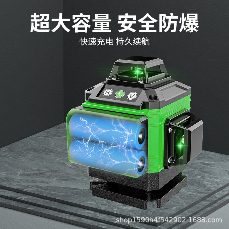 Level: 12-line green light, high-precision 16-line laser infrared, 8-line automatic leveling, floor and wall bonding instrument Application Scenario