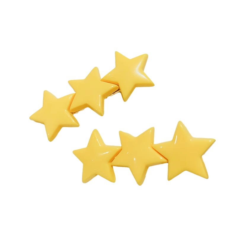 Yellow Rabbit Hair Clip Women 2024 New Net Red Bangs Clip Forehead Side Hair Cardopamine Small Clip Headwear Item Picture