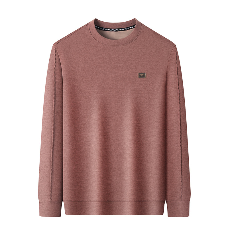 The 2024 autumn new round-neck hoodie men's fashion Korean casual fashion trendy brand long-sleeved men's T-shirt base layer Item Picture