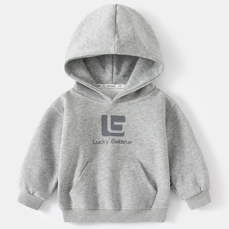 Korean children's hooded sweatshirt 2023 Spring and Winter new style children's clothing, high-quality and stylish, trendy boys' top Specification image