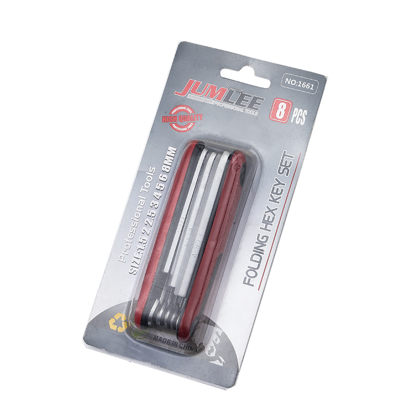 8-piece Allen wrench set portable combination flat head hexagon screwdriver wrench set in stock Item Picture