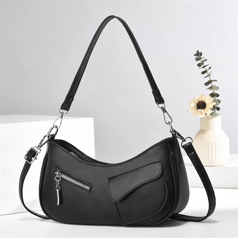 Bolsa transfronteriza de comercio exterior para mujeres 2025 nuevo estilo texturizado moda bolsas axilas bolsas de nicho bajo bolsas multibody bolsas details Picture