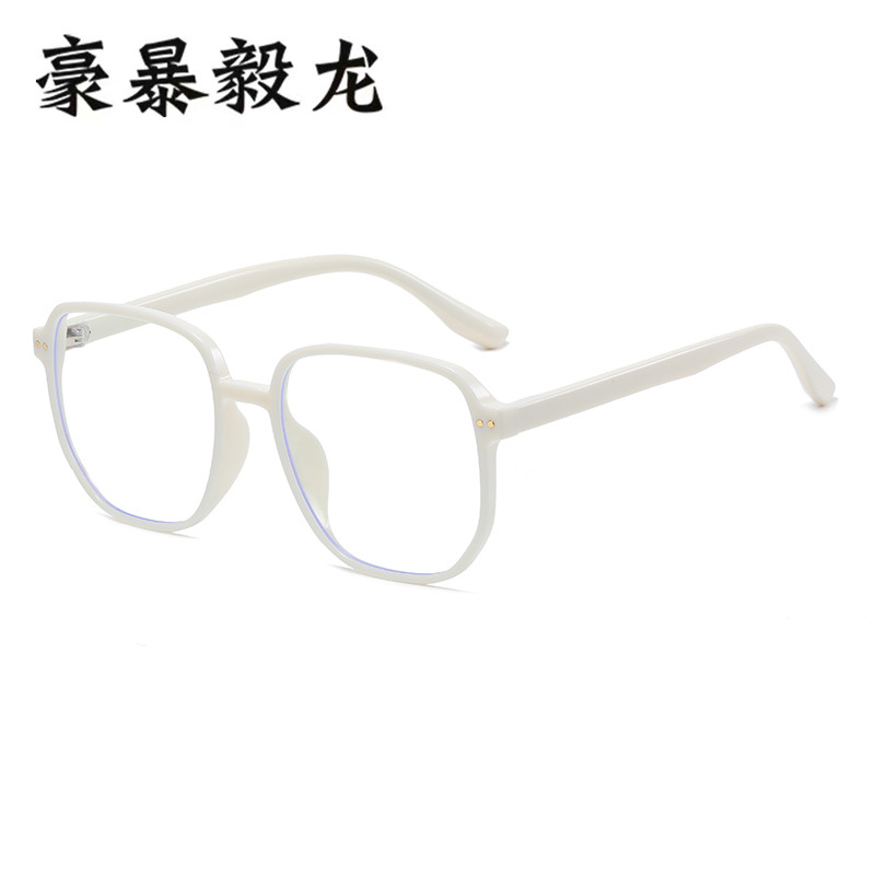 2022时尚韩版复古潮流防蓝光平光镜眼镜架平光镜插针镜框眼镜批发详情图1