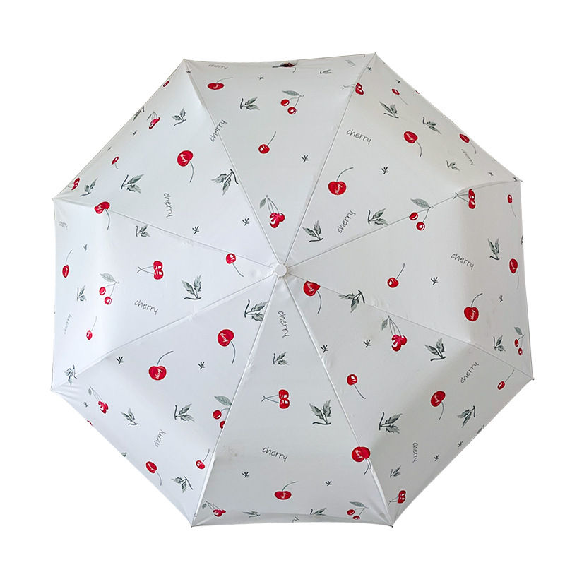 Automatic all-weather dual-purpose folding sun umbrella for men and women, female student sun protection and UV protection, ins Item Picture