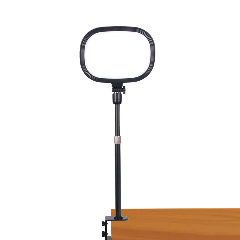 跨境led摄/全面屏补光灯白底实物图