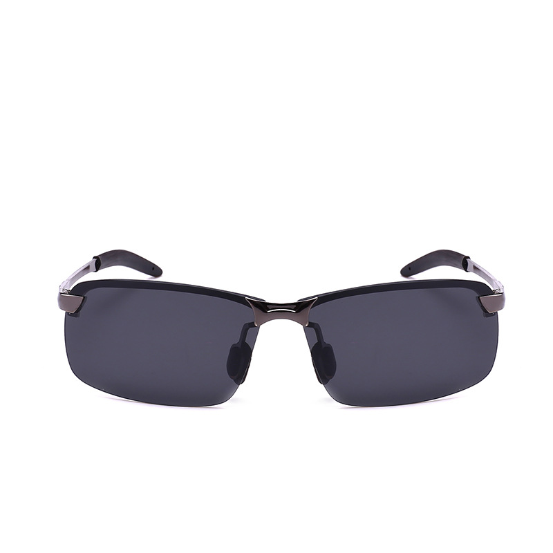 男士偏光太阳眼镜开车驾驶眼镜 钓鱼眼镜 户外蛤蟆镜男墨镜3043白底实物图